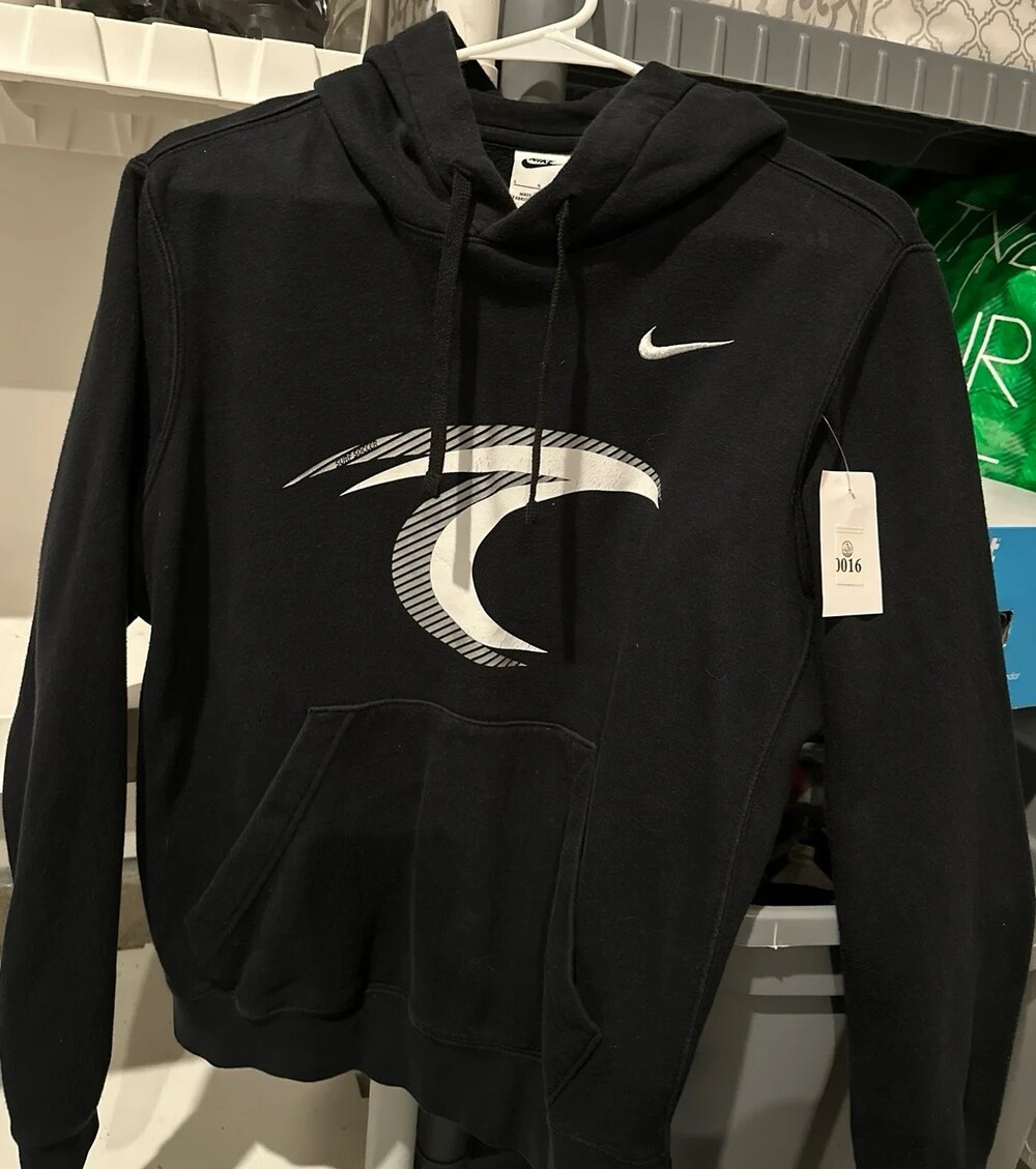 Nike Black Hoodie with Graphic Logo